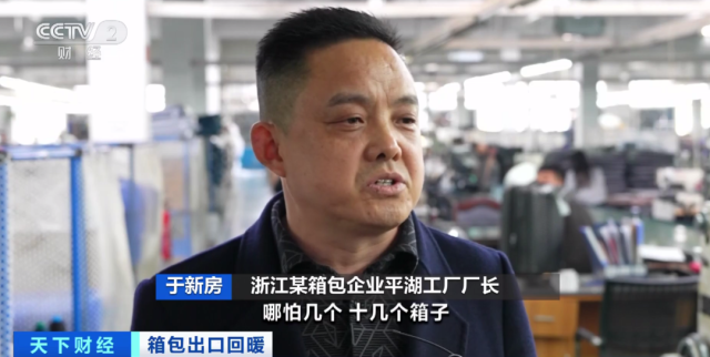 客商回流推動我國箱包出口持續復蘇，針紡織品銷售表現亮眼